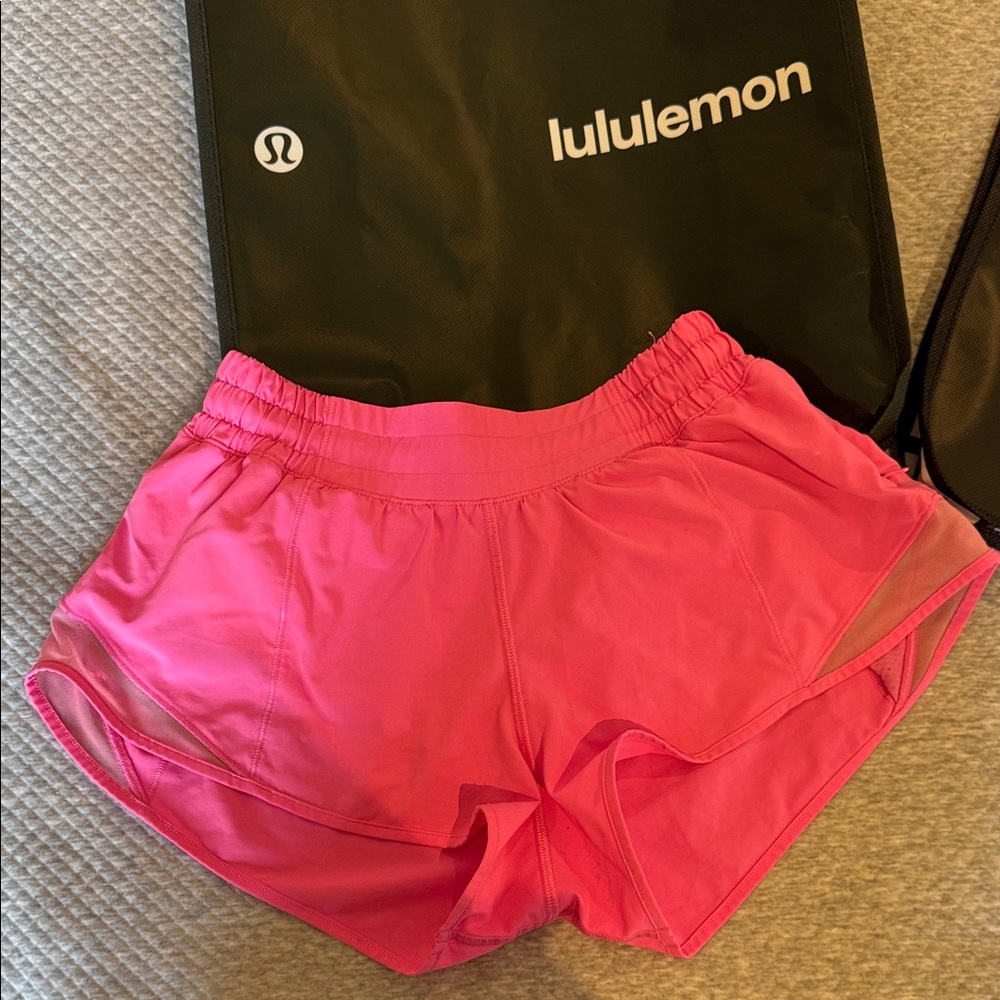 lululemon athletica Women's Bright Pink Athletic Shorts